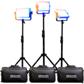 Dracast Pro Series LED500 Bi-Color LED 3 Light Kit