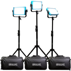 Dracast Pro Series LED500 Daylight LED 3 Light Kit