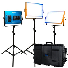 Dracast X Series LED2000 Bi-Color LED 3 Light Kit with Injection Molded Travel Case