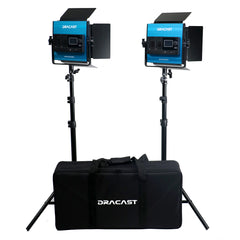 Dracast X Series LED500 Bi-Color LED 2 Light Kit with Nylon Padded Travel Case