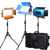 Dracast X Series LED1000 Bi-Color LED 3 Light Kit with Injection Molded Travel Case