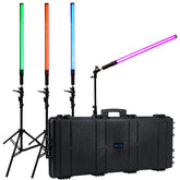 Dracast X Series LED Lighting Kit 10 (x4 DRXLT800, 1190 Travel Case)