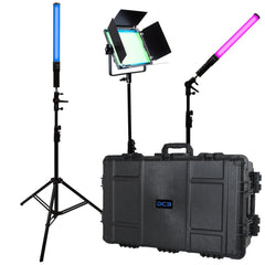 Dracast X Series LED Lighting Kit 11 (x1 DRX500RGB, x2 DRXLT400)