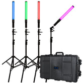 Dracast X Series LED Lighting Kit 7 (x4 DRXLT400, 8305F Travel Case)