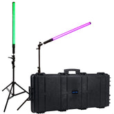 Dracast X Series LED Lighting Kit 8 (x2 DRXLT800, 1190 Travel Case)