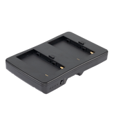 V-Mount to Dual NP-F Converter with Battery Indicator