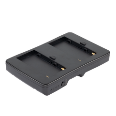 V-Mount to Dual NP-F Converter with Battery Indicator