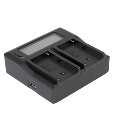 Dual NP-F Battery Charger with Digital Display