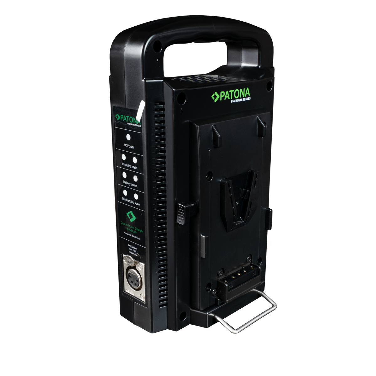 Dual V-Mount Battery Charger with XLR
