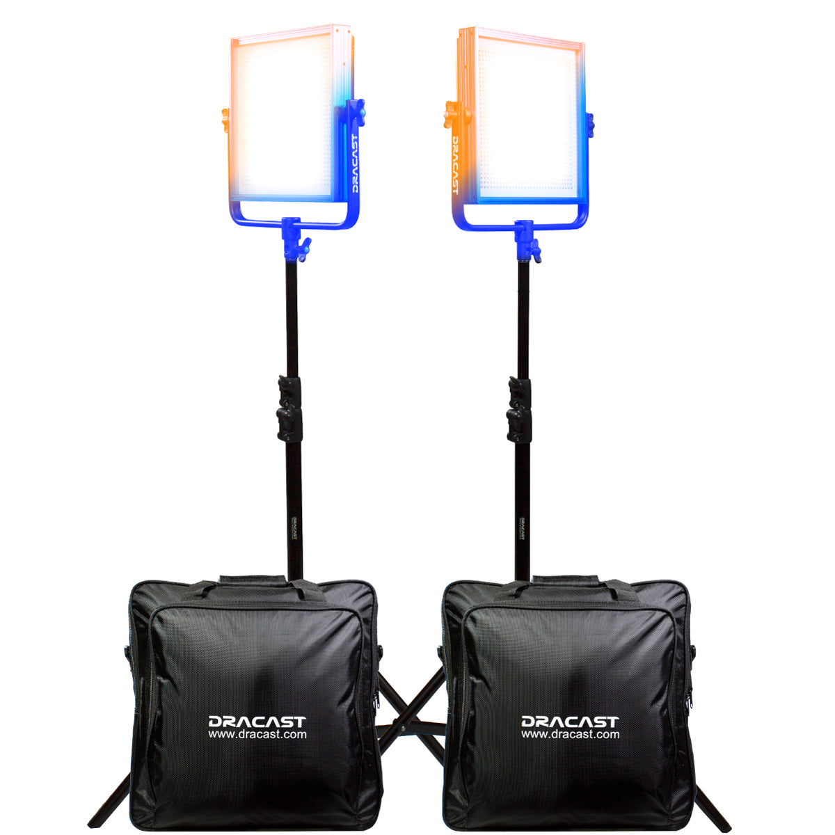 Dracast Pro Series LED1000 Bi-Color LED 2 Light Kit