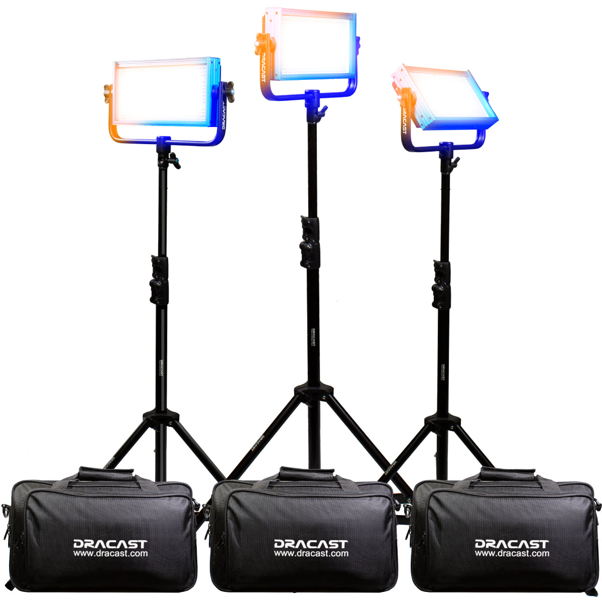 Dracast Pro Series LED500 Bi-Color LED 3 Light Kit