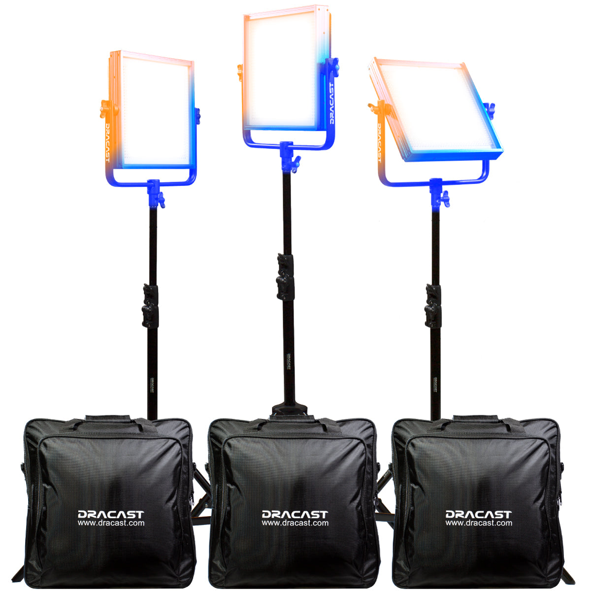 Dracast Pro Series LED1000 Bi-Color LED 3 Light Kit
