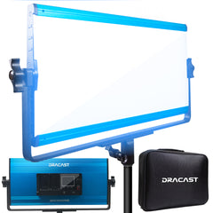 Dracast X Series LED1000 Daylight LED 3 Light Kit with Injection Molded Travel Case