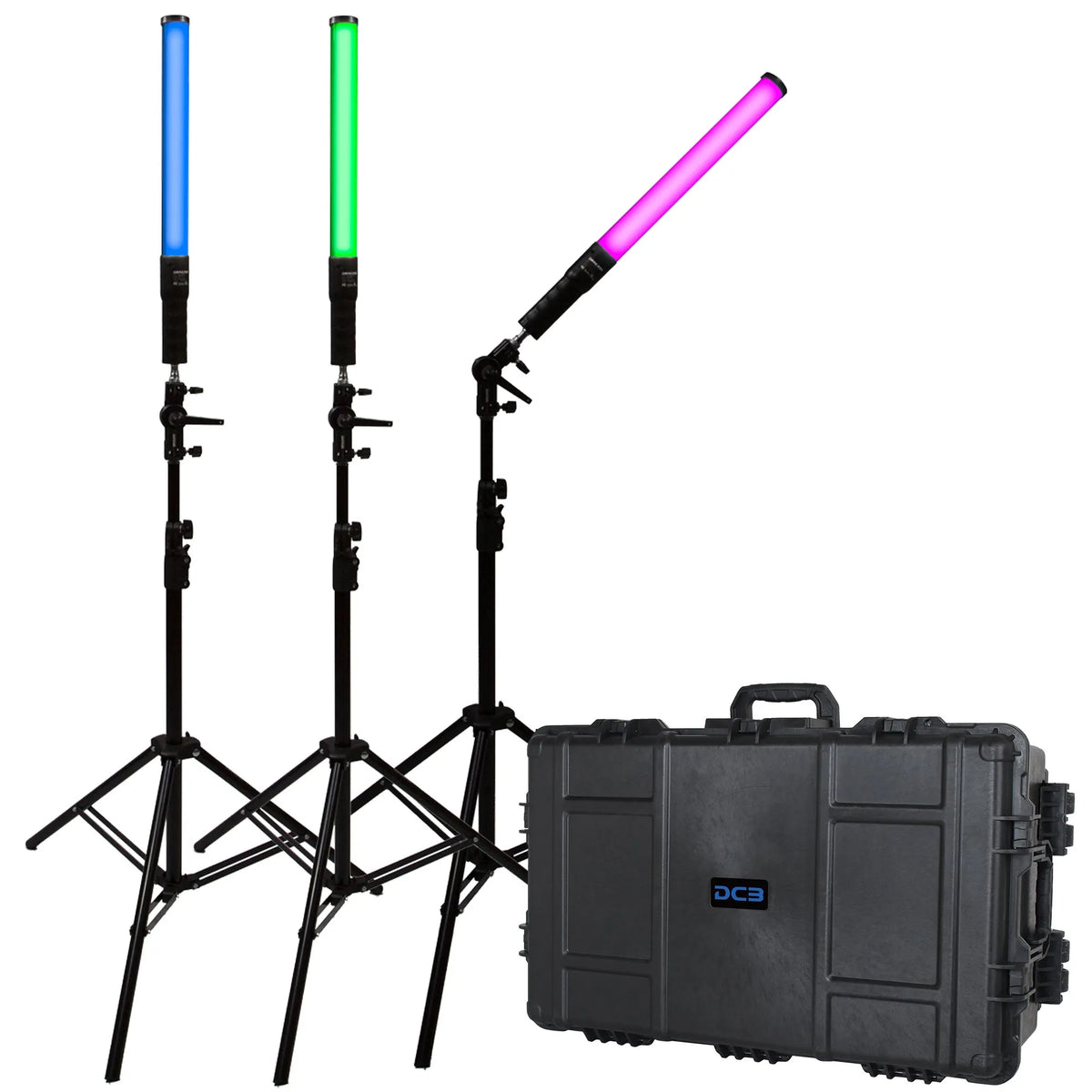 Dracast X Series LED Lighting Kit 6 (x3 DRXLT400, 8305F Travel Case)