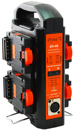 Dynacore DT-4S 4-Channel Charger for 4x TINY V-Mount Battery
