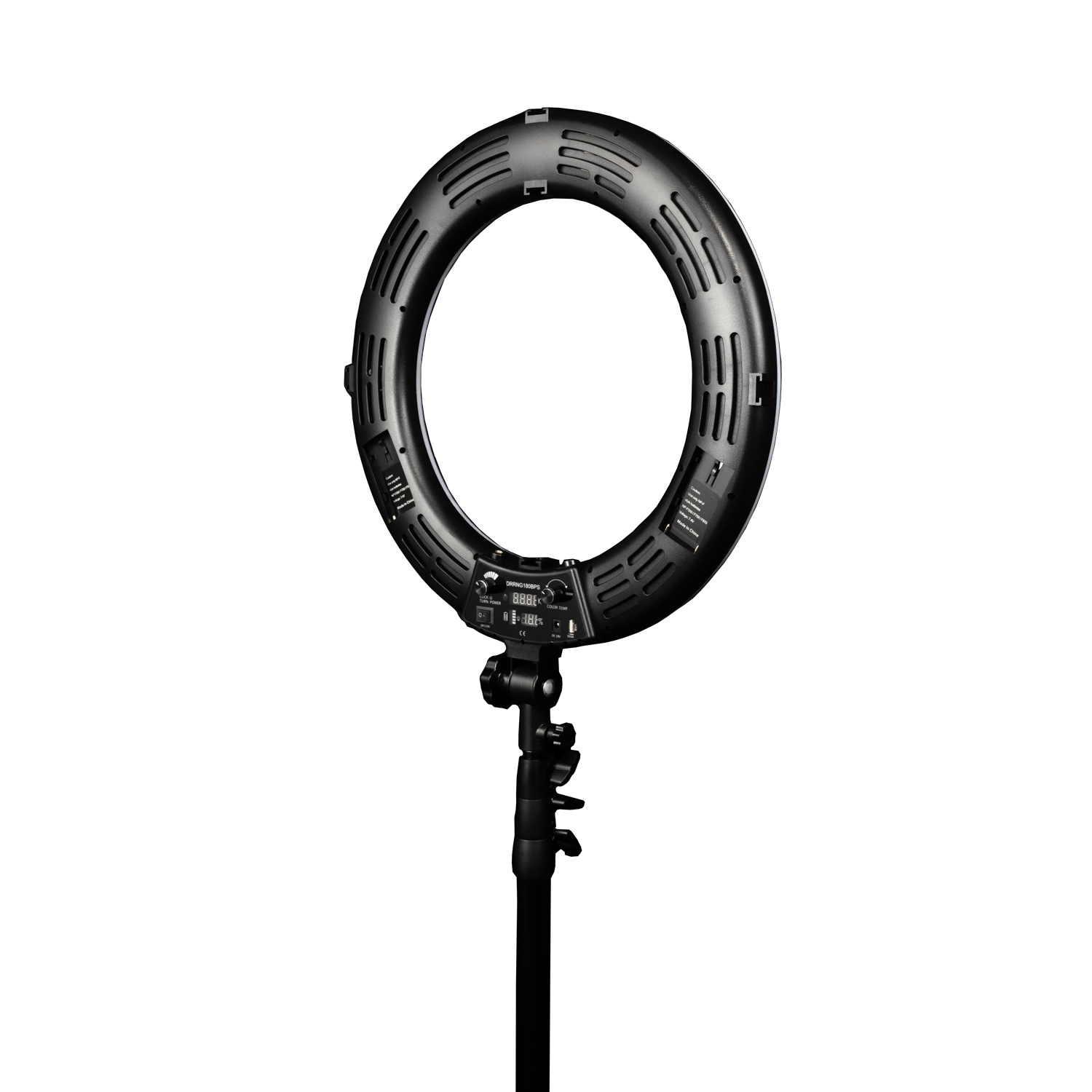 LED180 Halo Plus Series Ring Light Kit with Stand (45cm)